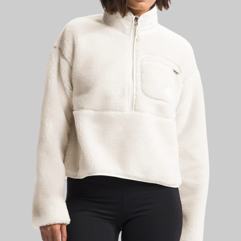 W Extreme Pile Pullover - White Dune