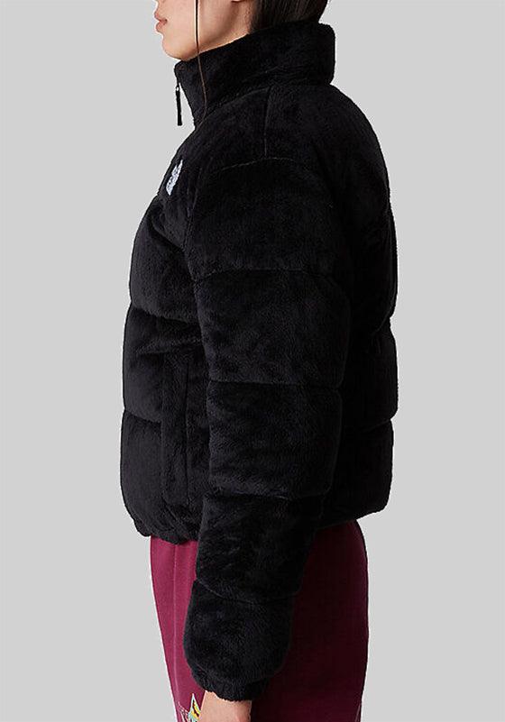 W Versa Velour Nuptse Jacket - TNF Black - Image 3