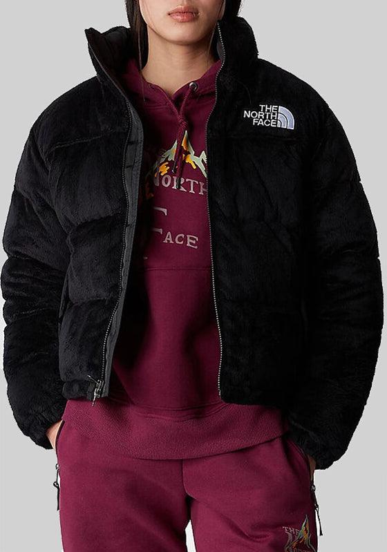 W Versa Velour Nuptse Jacket - TNF Black - Image 4