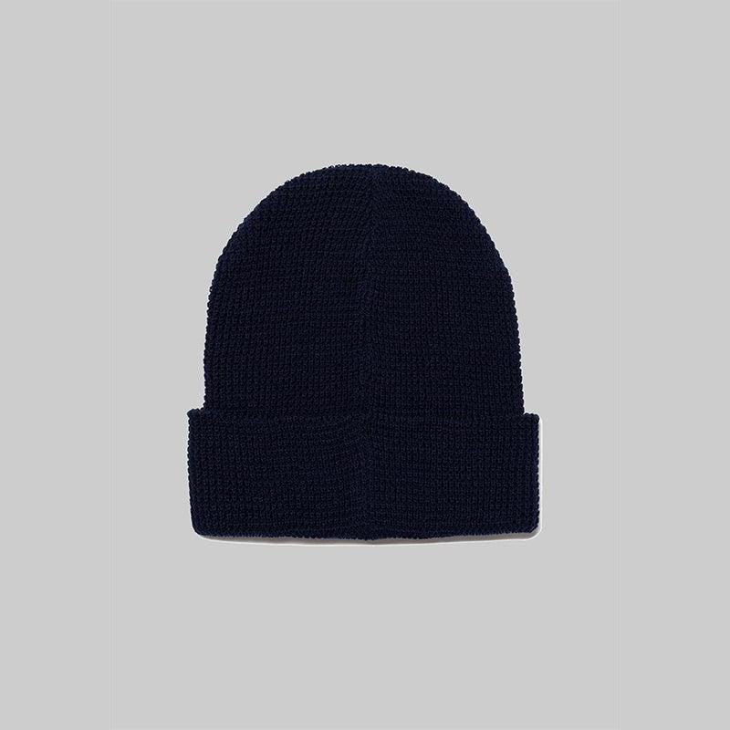 Waffle Beanie - Navy - Image 2