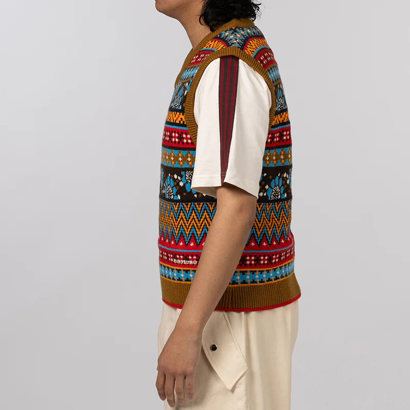 Wales Bonner Knit Vest - Multi - Image 3