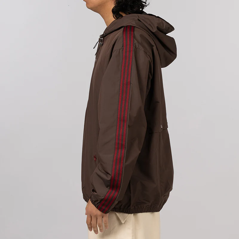 Wales Bonner Nylon Anorak - Night Brown - Image 3