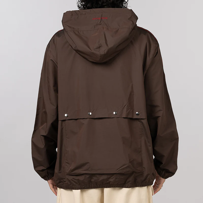 Wales Bonner Nylon Anorak - Night Brown - Image 4
