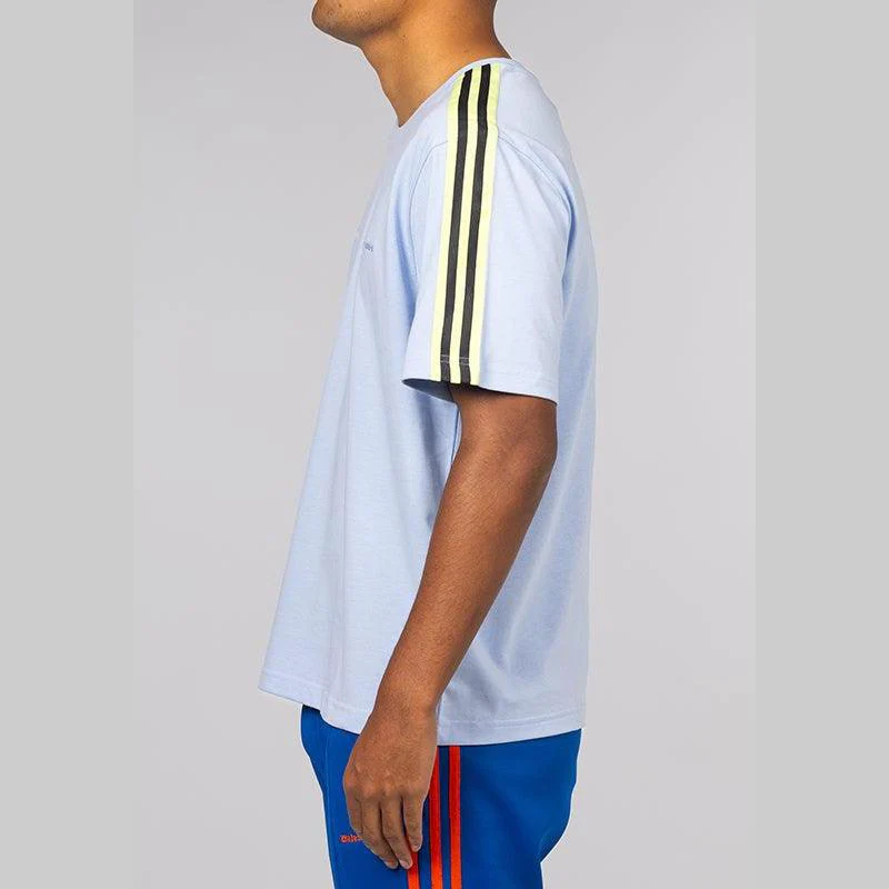 Wales Bonner Set-In T-Shirt - Blue Dawn - Image 2
