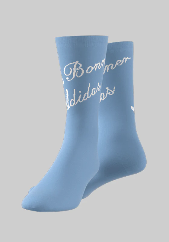 Wales Bonner Short Socks - Ash Blue - Image 2