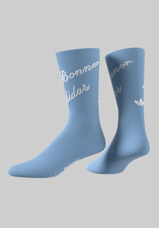 Wales Bonner Short Socks - Ash Blue - Image 4