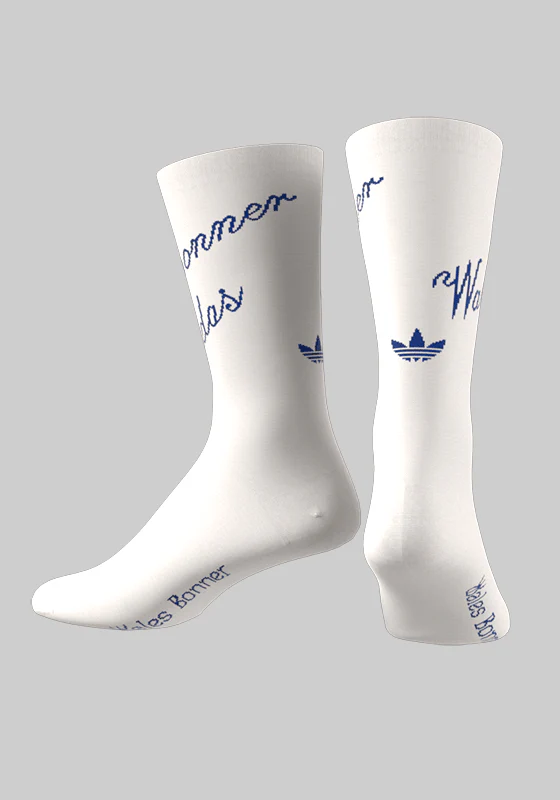 Wales Bonner Short Socks - Core White - Image 2
