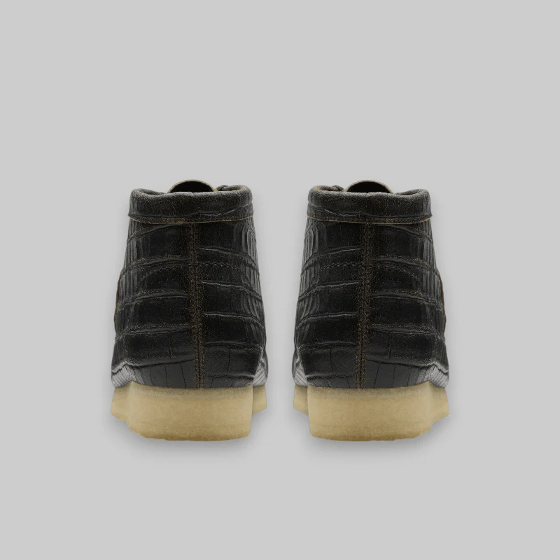 Wallabee Boot - Black/Croc Distress "Harajuku Pack" - Image 5