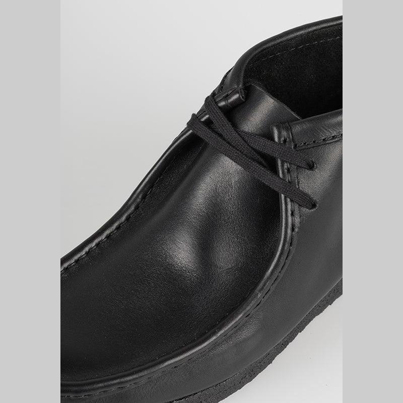 Wallabee Boot - Black Leather - Image 4