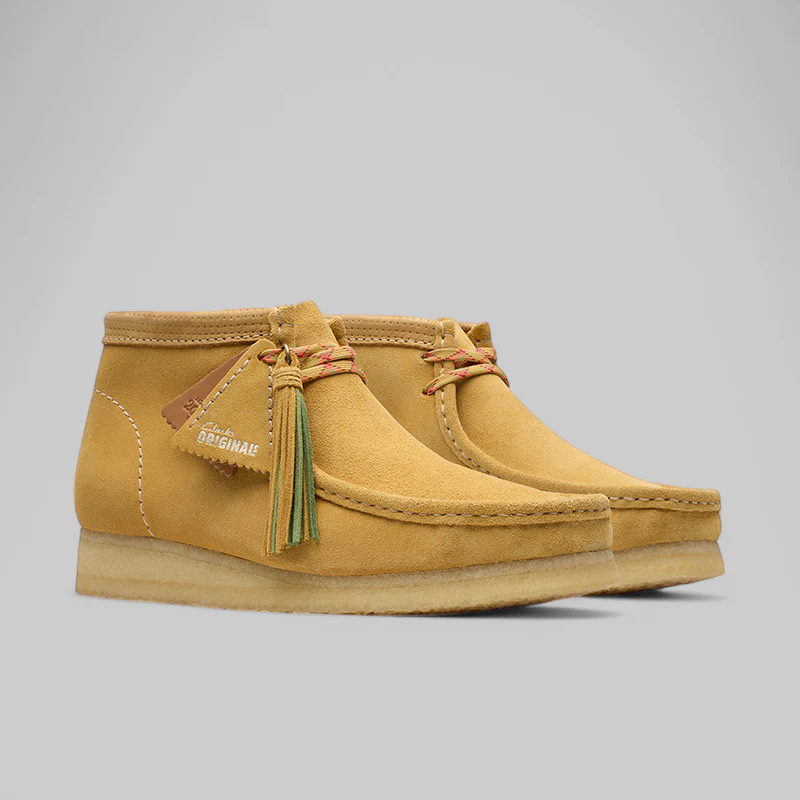 Wallabee Boot "Somerset Pack" Golden Tan Suede - Image 5