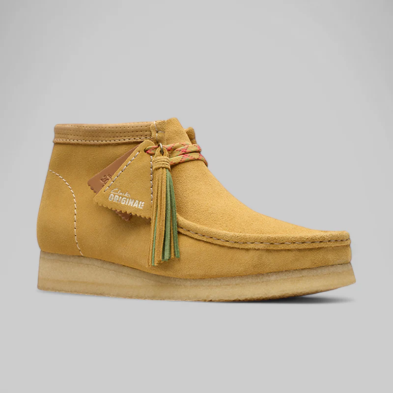 Wallabee Boot "Somerset Pack" Golden Tan Suede - Image 7