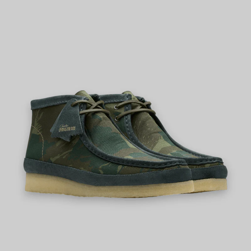 Wallabee Boot - Green Camouflage "Harajuku Pack" - Image 5