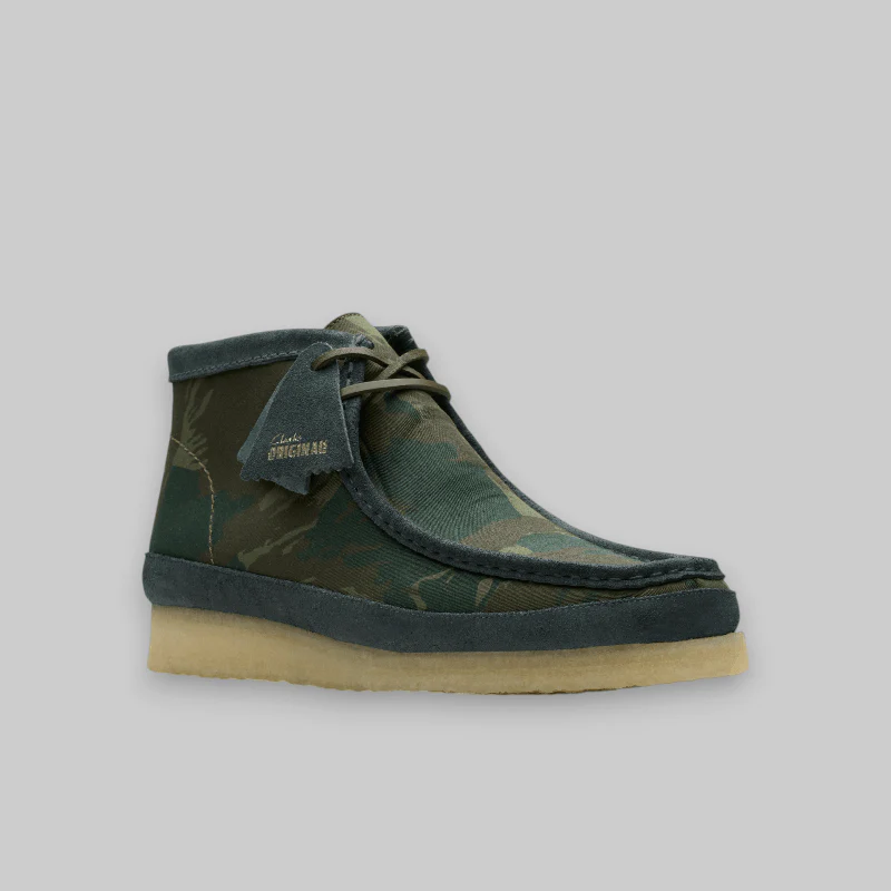 Wallabee Boot - Green Camouflage "Harajuku Pack" - Image 8