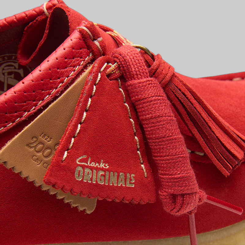Wallabee "Somerset Pack" Red Suede - Image 2
