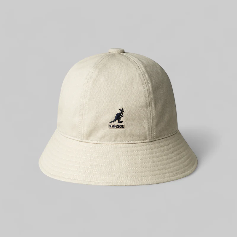 Washed Casual Bucket Hat - Khaki