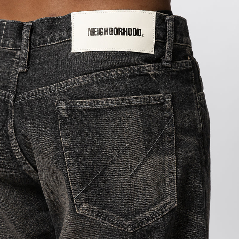 Washed Denim DP Basic Pant - Black - Image 5