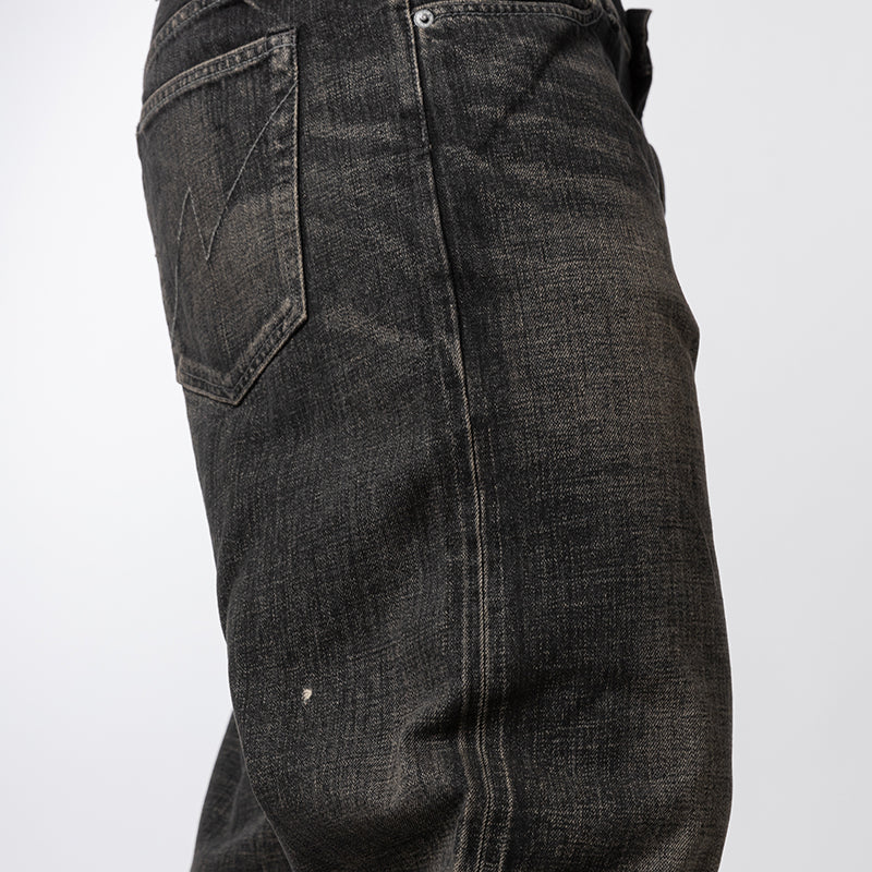 Washed Denim DP Basic Pant - Black - Image 6