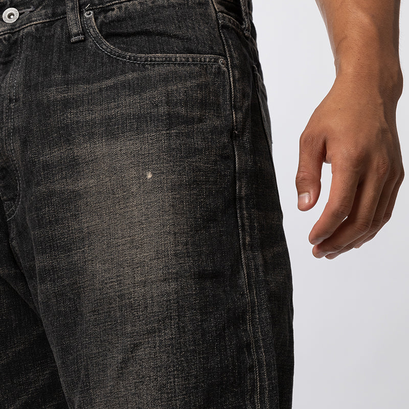 Washed Denim DP Basic Pant - Black - Image 7