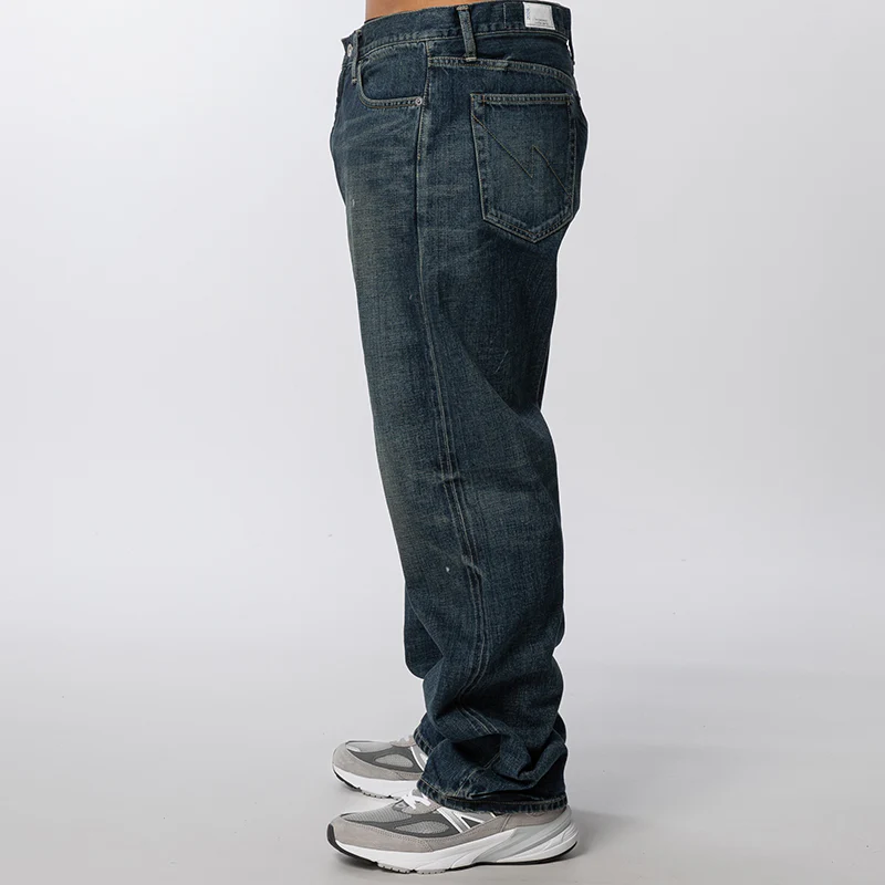Washed Denim DP Basic Pant - Indigo - Image 3