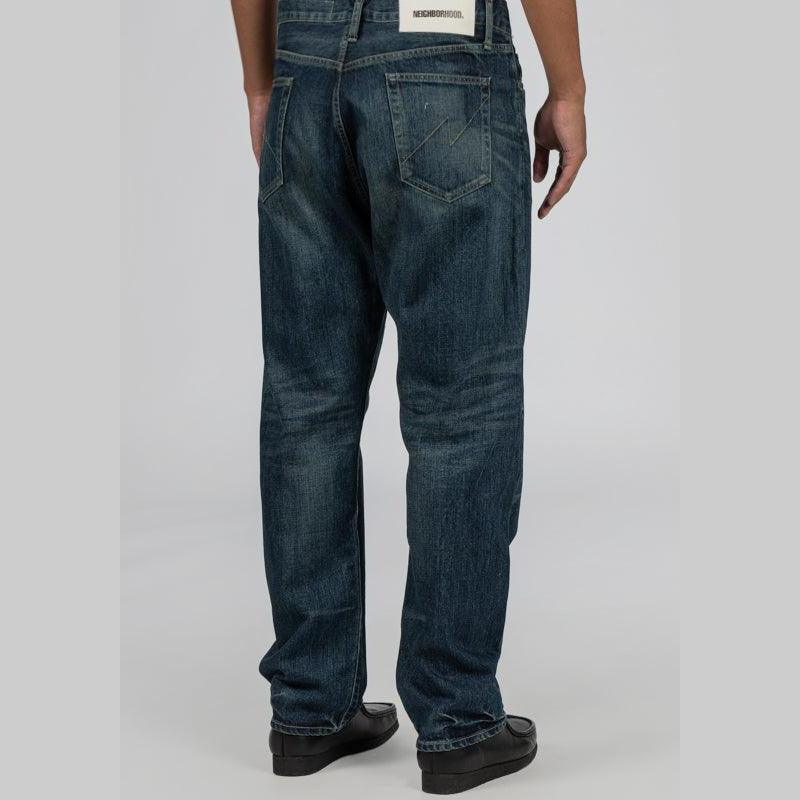 Washed Denim DP Basic Pant - Indigo - Image 3