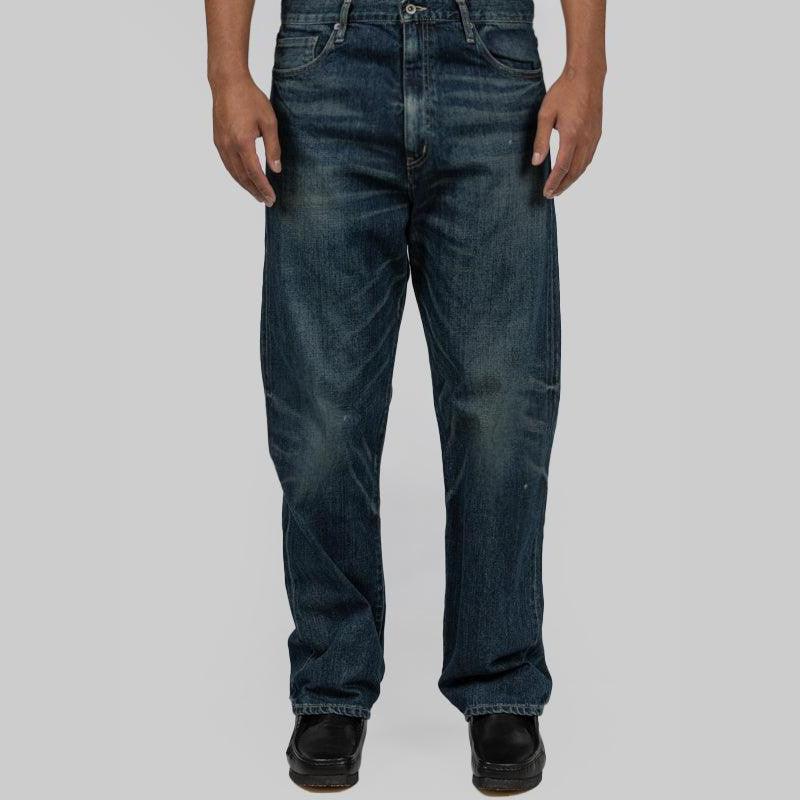 Washed Denim DP Basic Pant - Indigo - Image 4