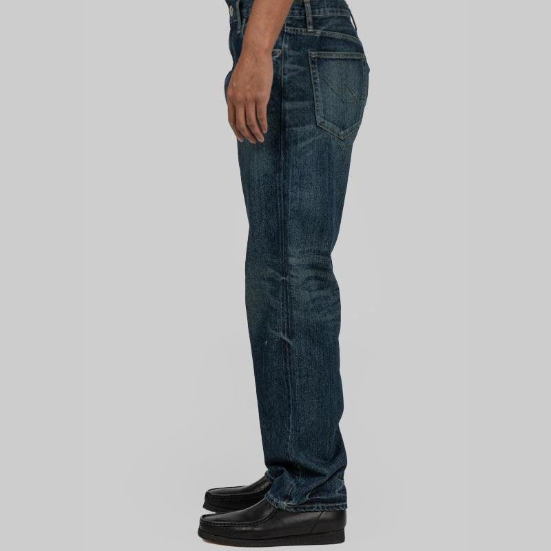 Washed Denim DP Basic Pant - Indigo - Image 5