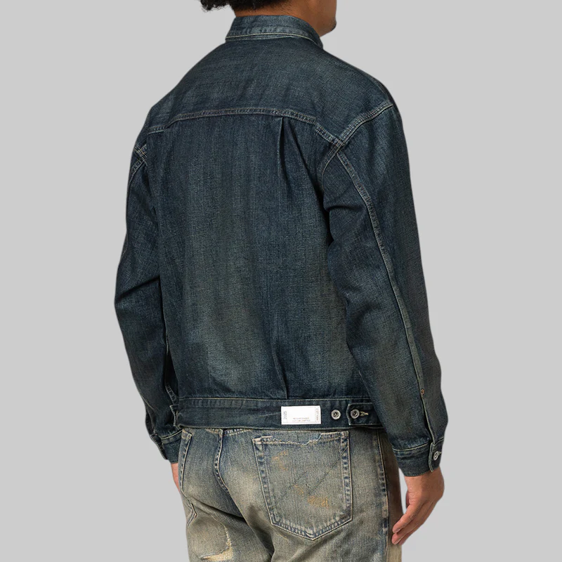 Washed Denim Type-2 Jacket - Indigo - Image 5