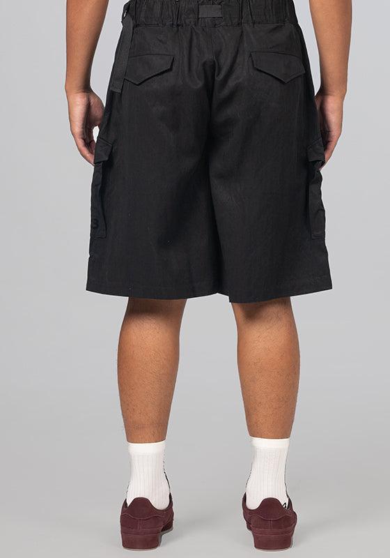 Washed Twill Short - Black - Image 2
