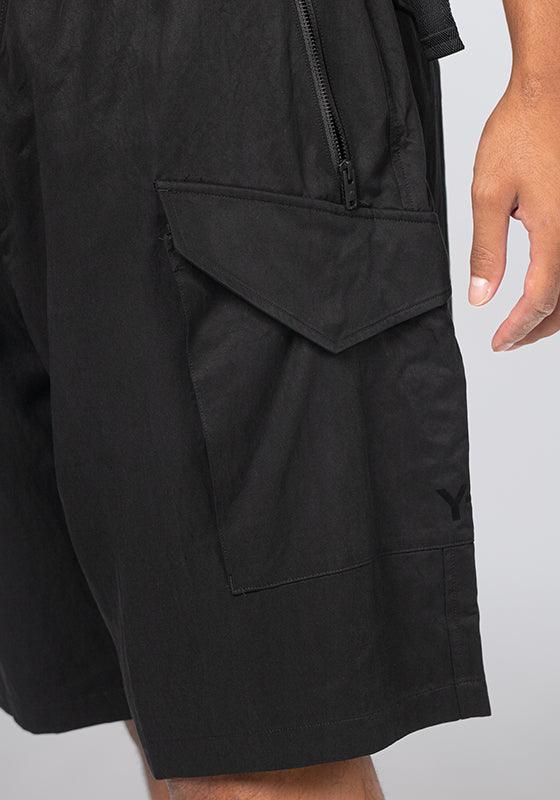 Washed Twill Short - Black - Image 6