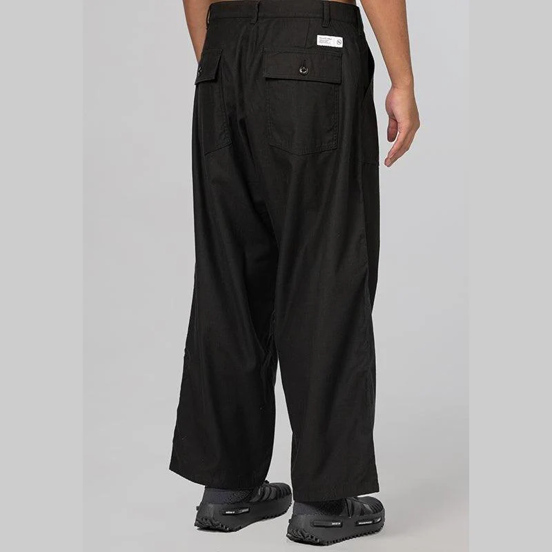 Wide Baker Pant - Black - Image 3