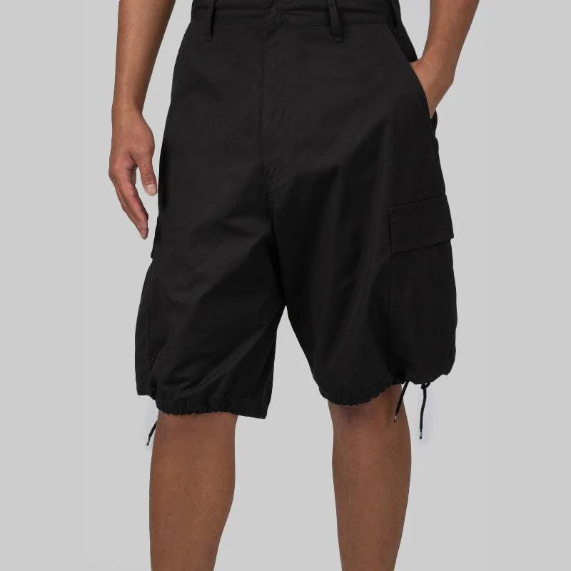 Wide Cargo Short - Black