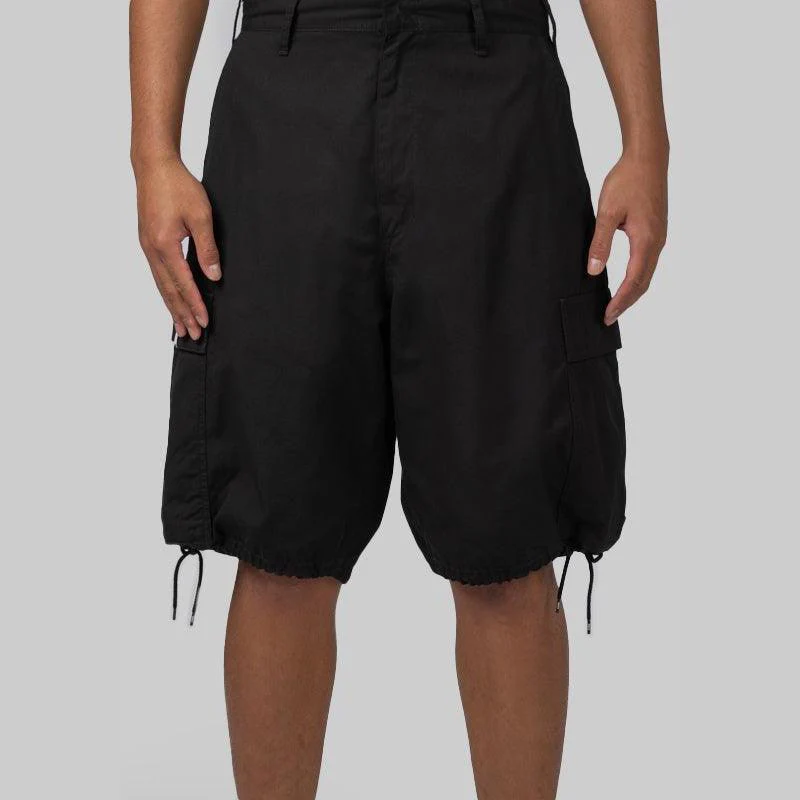 Wide Cargo Short - Black - Image 4