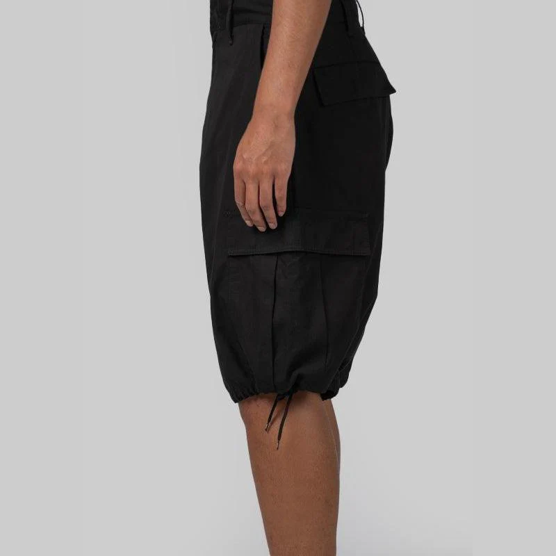 Wide Cargo Short - Black - Image 5