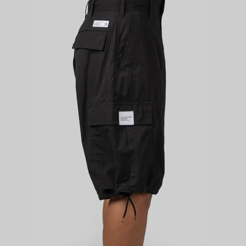 Wide Cargo Short - Black - Image 7