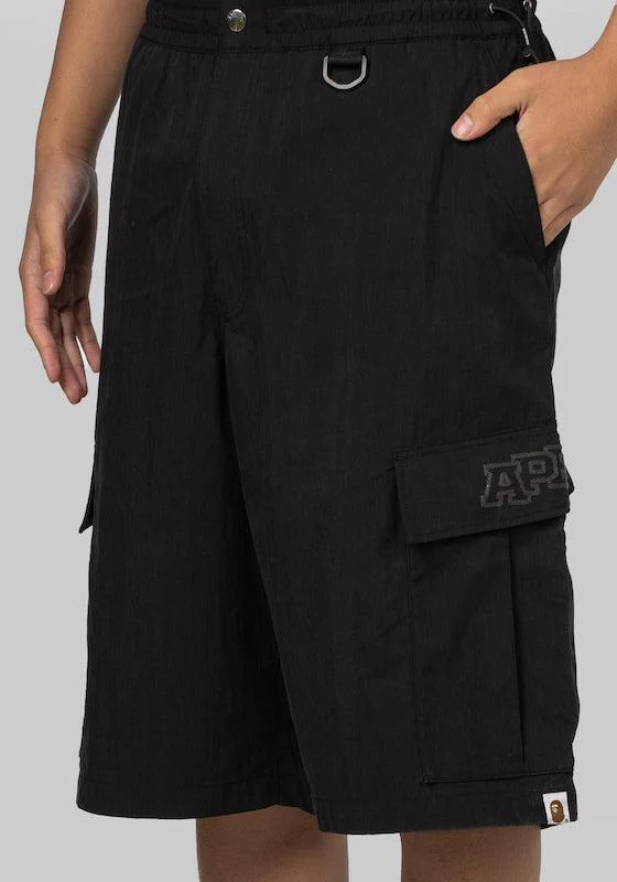 Wide Cargo Short - Black