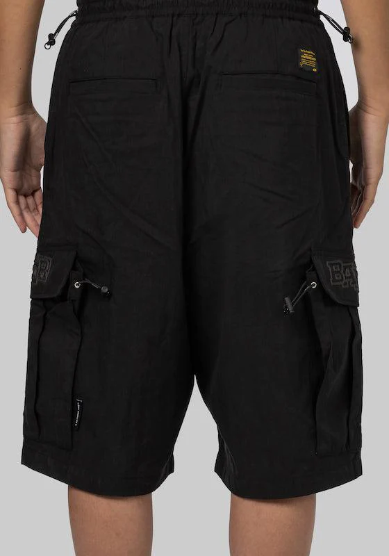 Wide Cargo Short - Black - Image 3