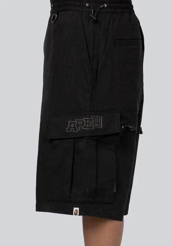 Wide Cargo Short - Black - Image 4