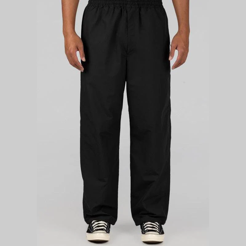 Wide Drawstring Pant - Black - Image 4