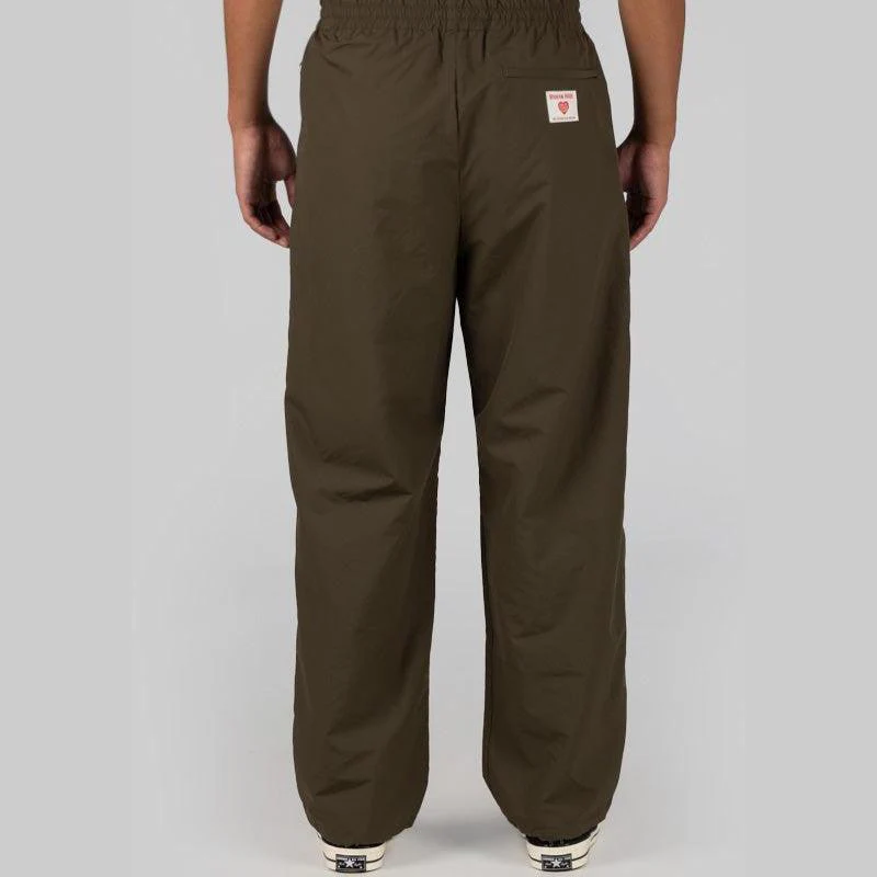 Wide Drawstring Pant - Olive Drab - Image 3