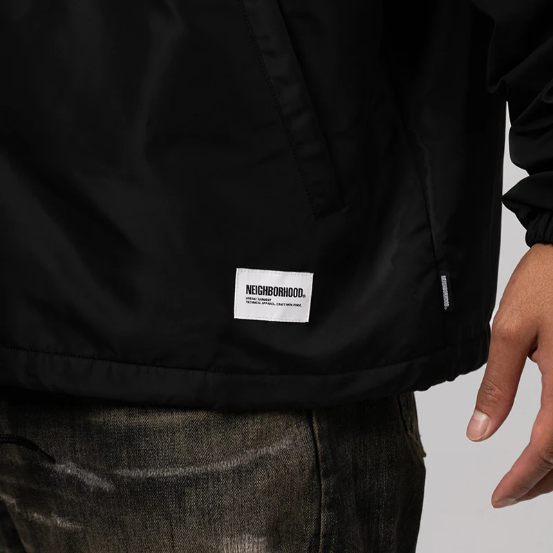 Windbreaker Jacket-2 - Black - Image 7