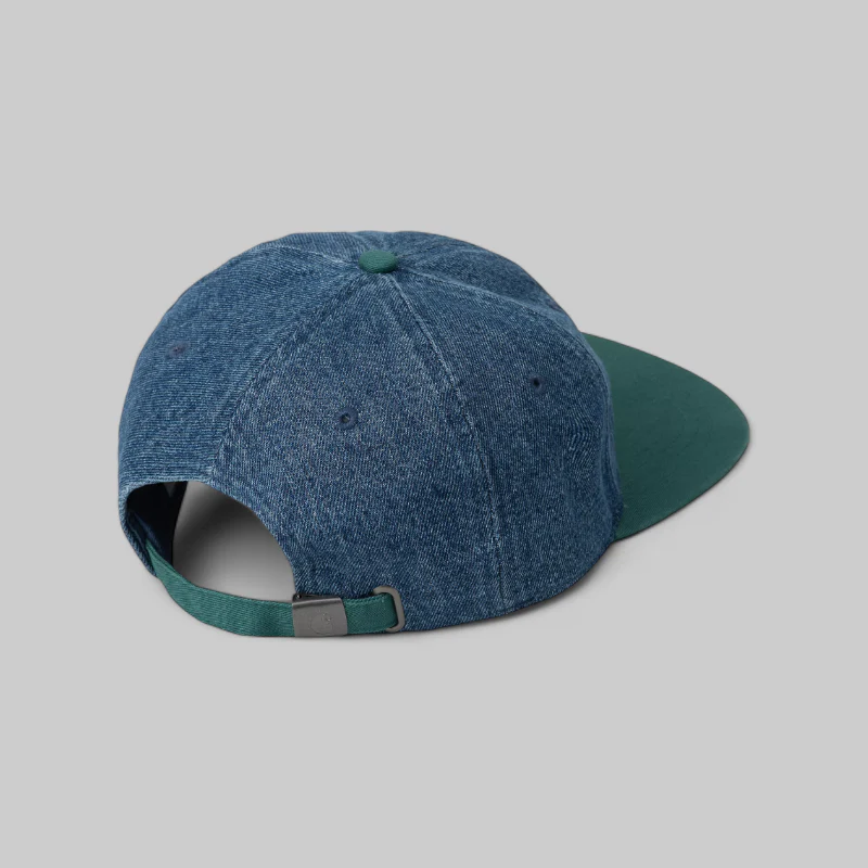 WIP Denim Cap - Blue/Rainforest/Air Yellow - Image 2