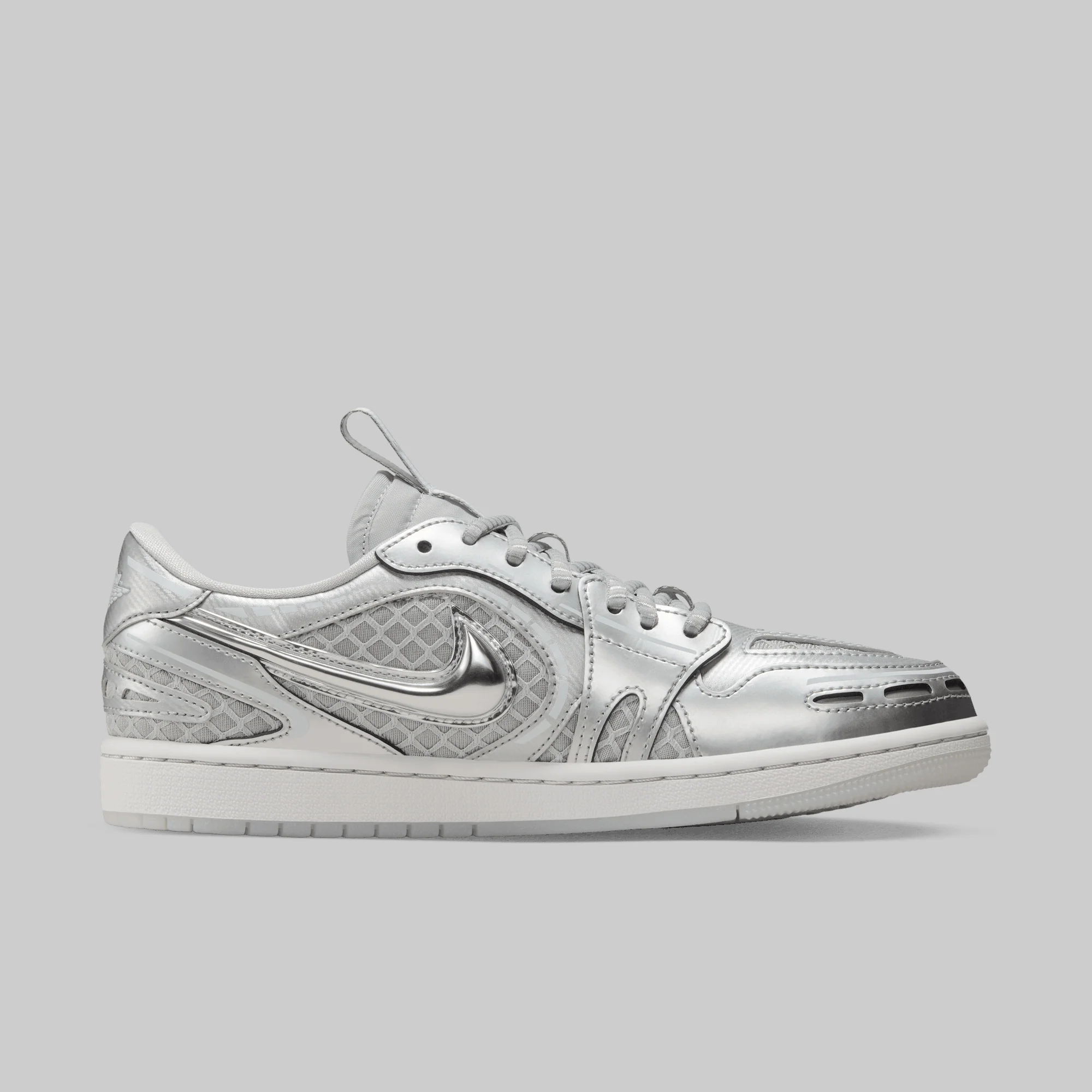 W's Air Jordan 1 MM Low V3 - Metallic Silver - Image 2