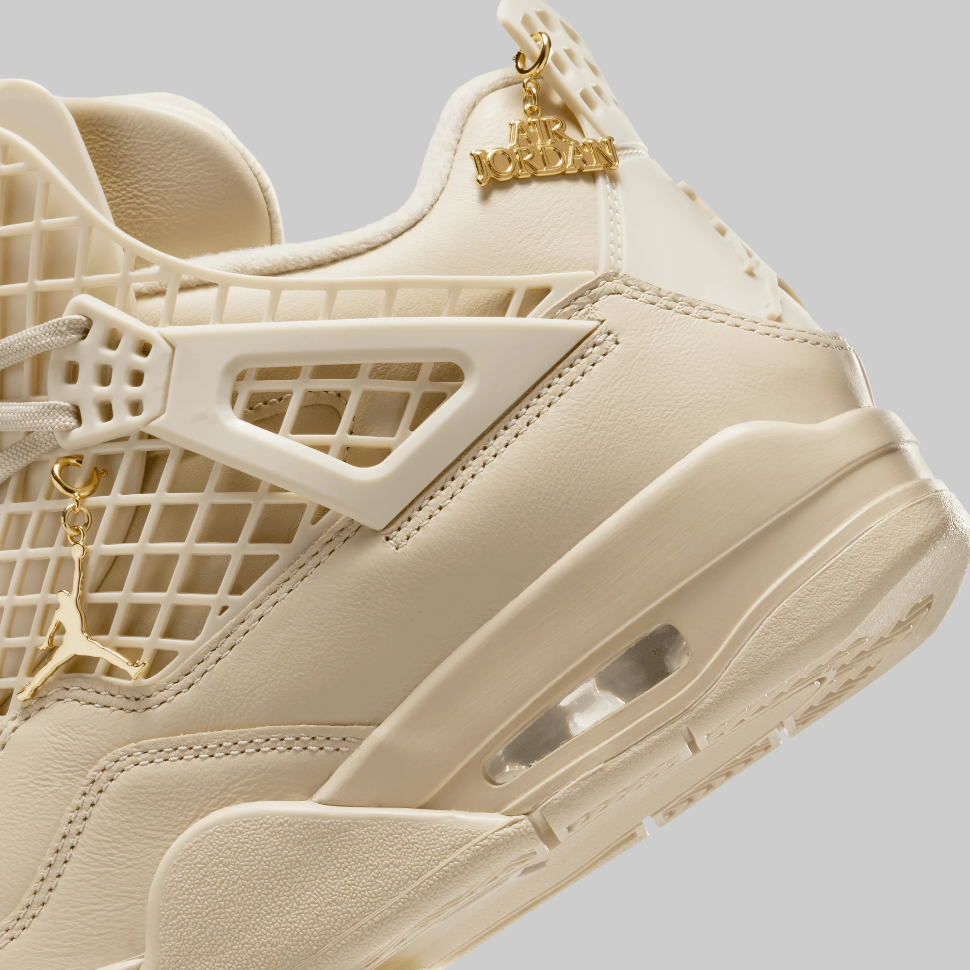 W's Air Jordan 4 Net "Rattan" - Image 4