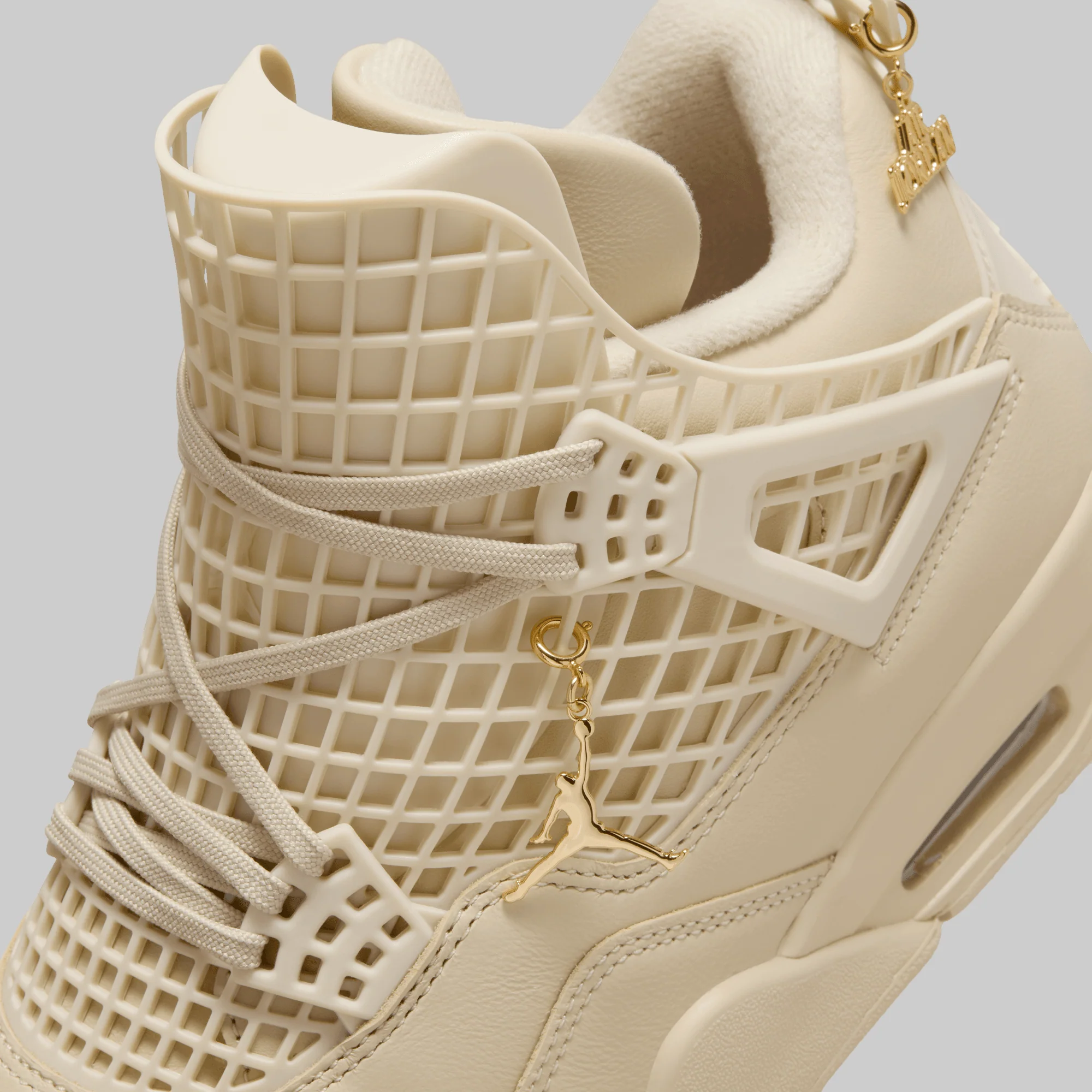 W's Air Jordan 4 Net "Rattan" - Image 5
