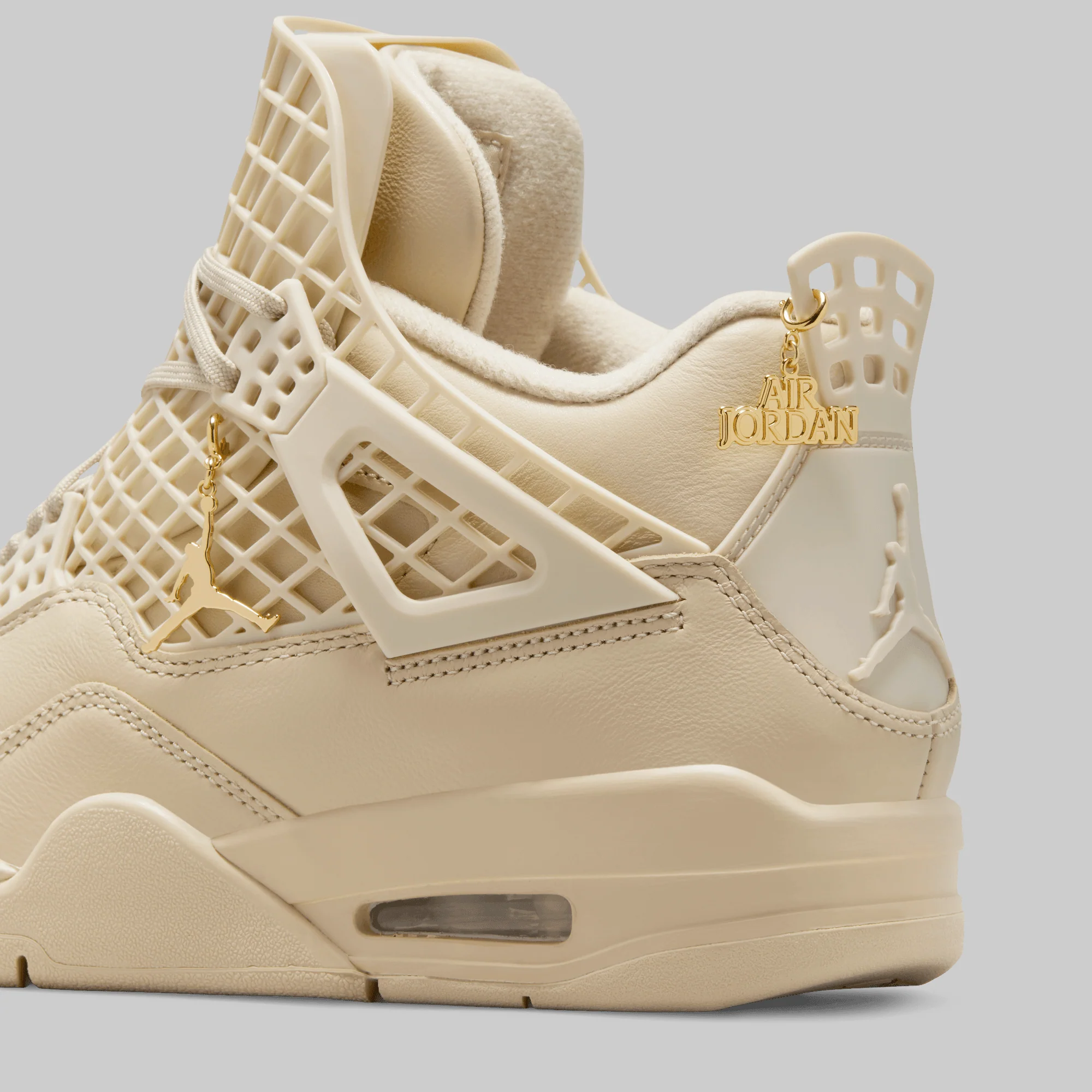 W's Air Jordan 4 Net "Rattan" - Image 6