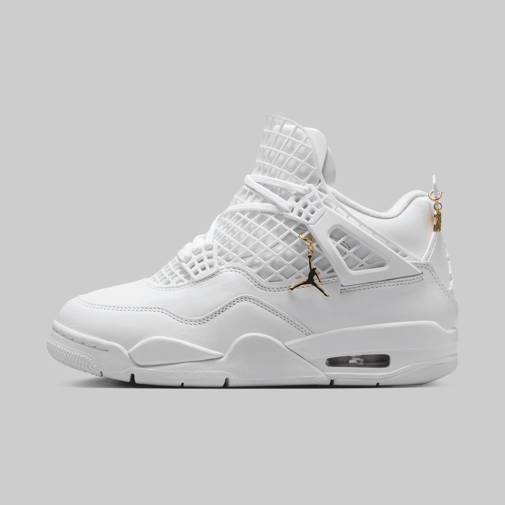 W's Air Jordan 4 Net - "Triple White"