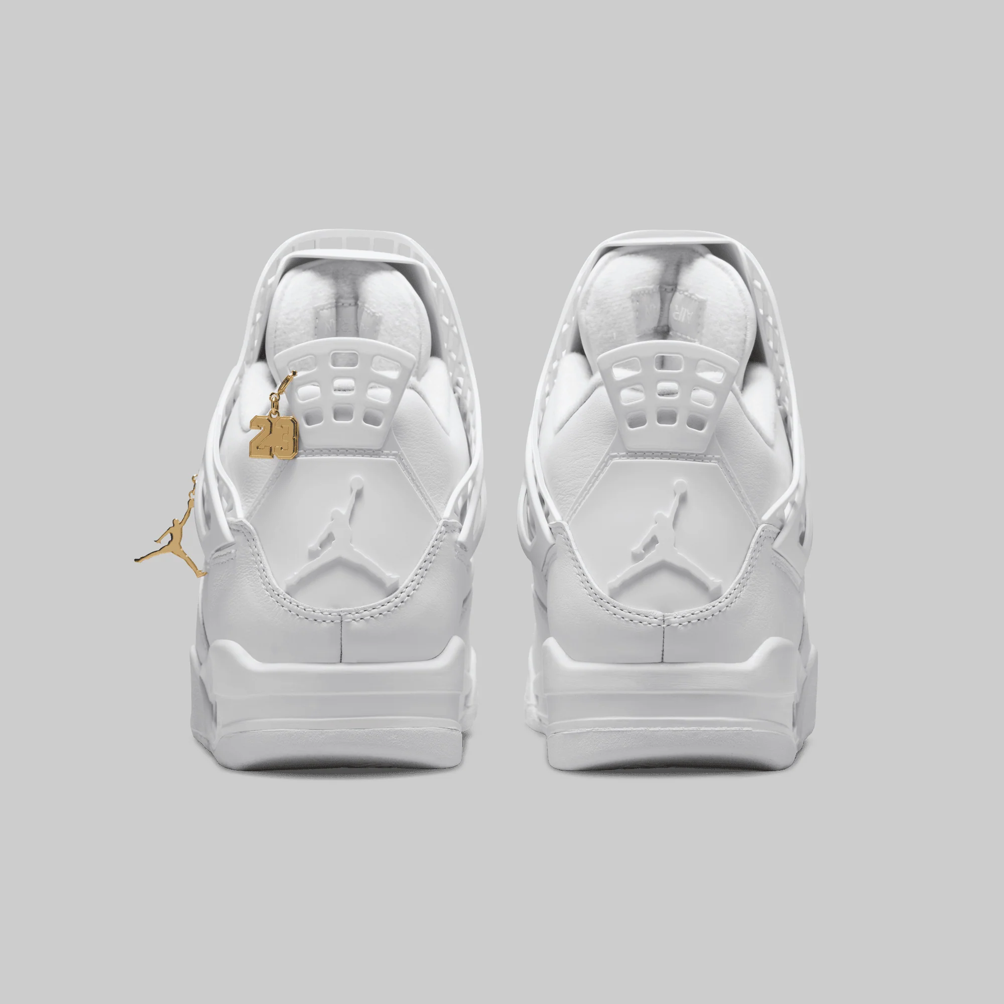 W's Air Jordan 4 Net - "Triple White" - Image 11