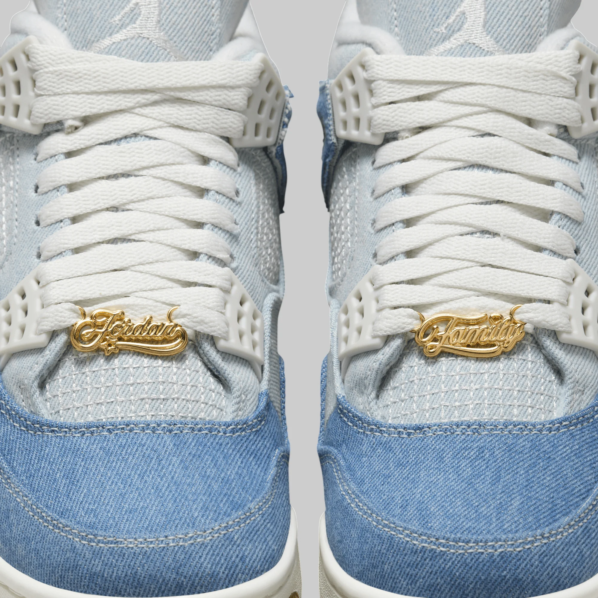 W's Air Jordan 4 Retro Tex "Worn Blue" - Image 9