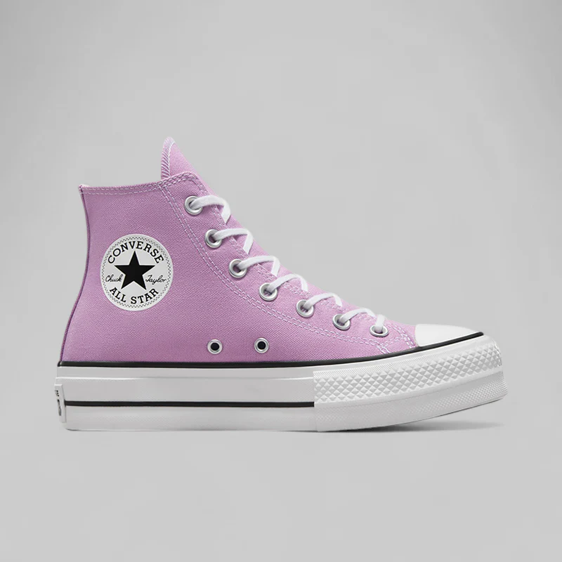 Women's All Star Lift Hi - Classic Amethyst/White - Image 4