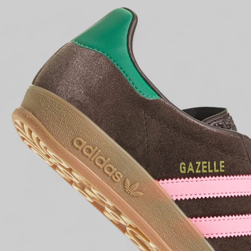 Women's Gazelle Indoor Velvet 'Brown/Pink/Green' - Image 7